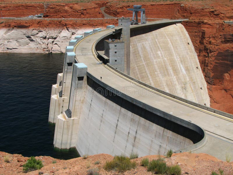 Glen Canyon Dam royalty free stock image