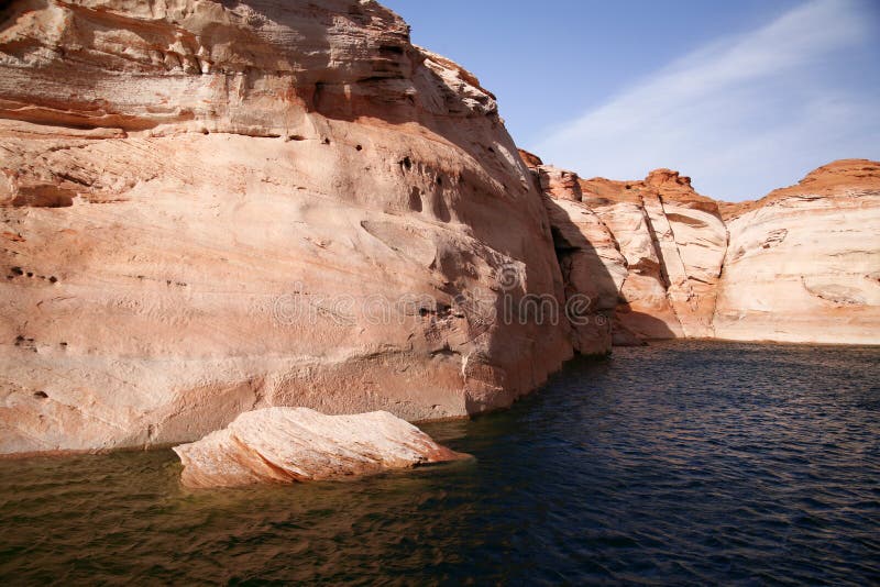 Glen Canyon, lac Powell, Arizona, Etats-Unis photos libres de droits Glen Canyon, lac Powell, Arizona, Etats-Unis photos libres de droits