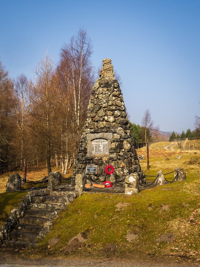 23.03.2022 Glen Lyon, Perthshire, Scotland. This site is dedicated to those men and women who fell fighting for their country. 23.03.2022 Glen Lyon, Perthshire, Scotland. This site is dedicated to those men and women who fell fighting for their country