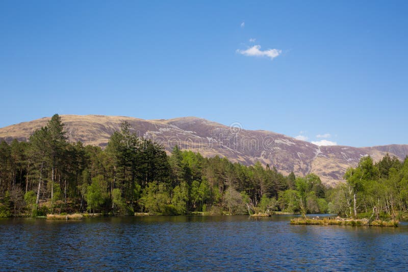 Glencoe Lochan Forest and Lake North of Glencoe Village Lochaber ...