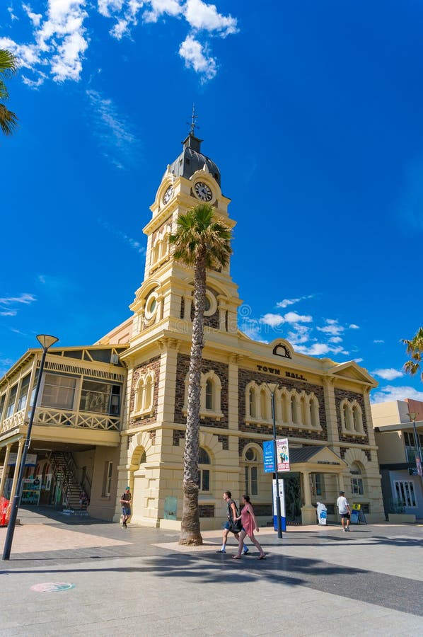 Glenelg Town Hall and Square Editorial Stock Image Image of moseley