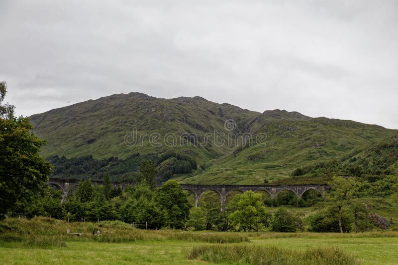 Glenfinnan Viaduct - Scotland royalty free stock photography Glenfinnan Viaduct - Scotland royalty free stock photography