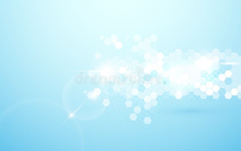 Gli esagoni astratti in freccia modellano, la tecnologia futuristica Fondo delicatamente blu e brillante royalty illustrazione gratis Gli esagoni astratti in freccia modellano, la tecnologia futuristica Fondo delicatamente blu e brillante royalty illustrazione gratis