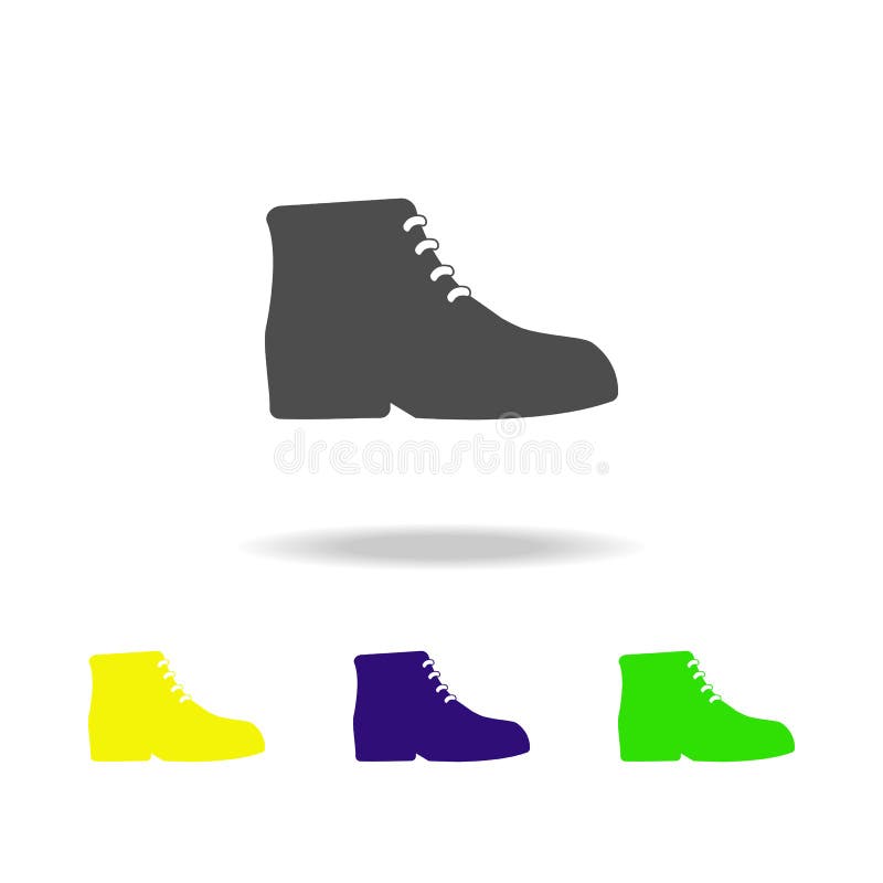 gli stivali degli uomini, adattano le icone multicolori Può essere usato per il web, il logo, il app mobile, UI, UX illustrazione di stock gli stivali degli uomini, adattano le icone multicolori Può essere usato per il web, il logo, il app mobile, UI, UX illustrazione di stock