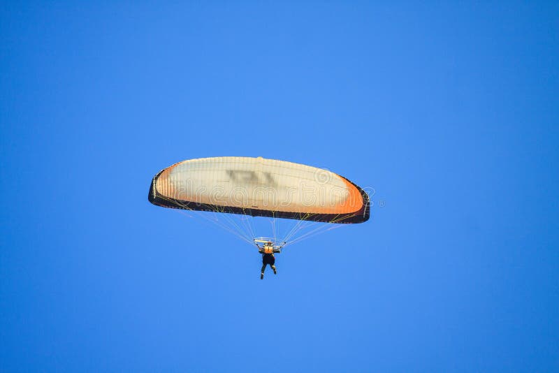 Glider flying in the sky stock image. Image of hang, aport 32579933