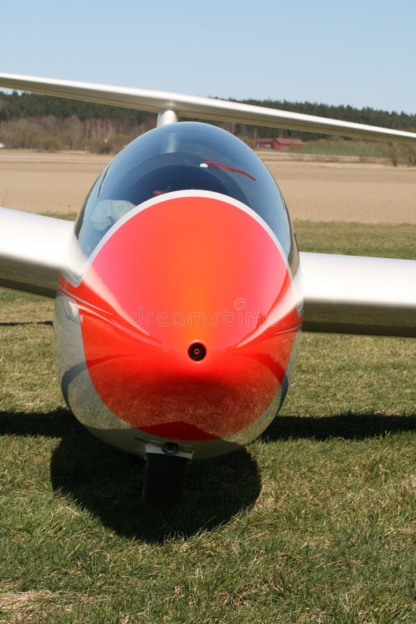 Cockpit of a glider stock image. Image of close, aerodynamic 16434003