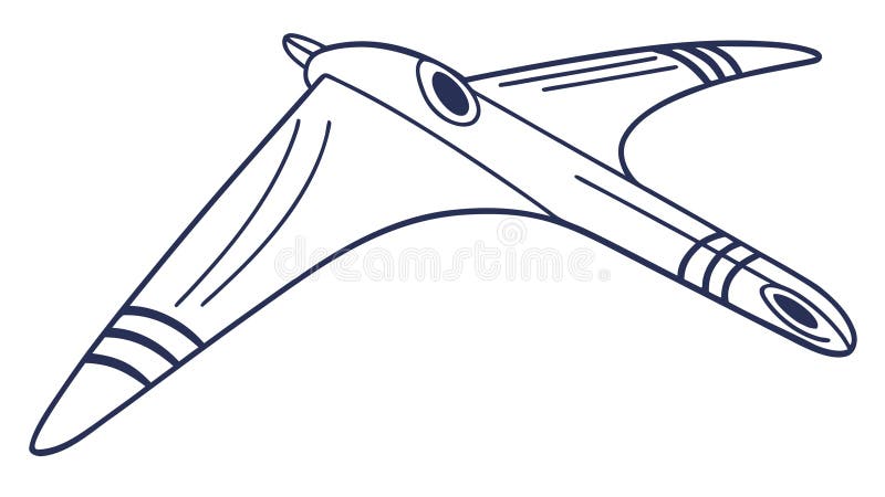 Glider Plane, Aviation and Freedom, vector design Generative AI royalty free illustration