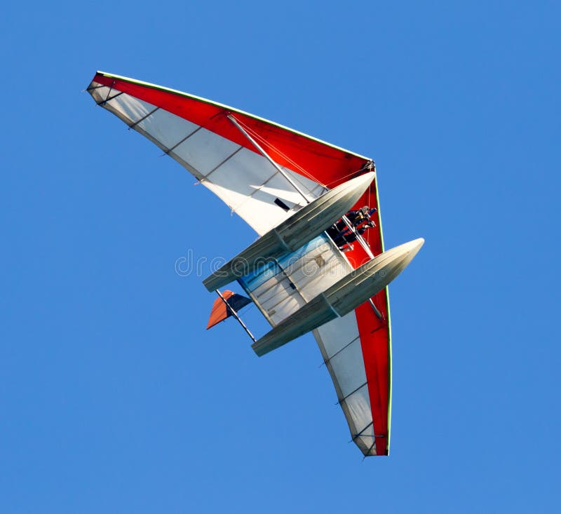 A Glider Plane or Aircrafts Over Lake Alpnachersee and the Swiss