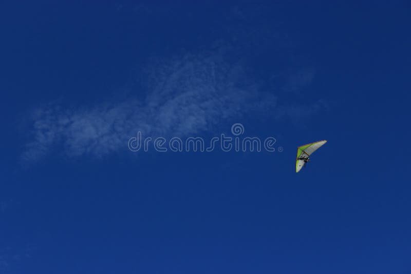 Glider in the sky stock photo. Image of isolation, blue 43925416