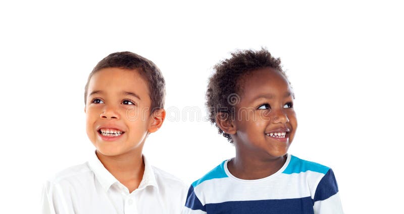 Glimlachende Kinderen stock foto Glimlachende Kinderen stock foto