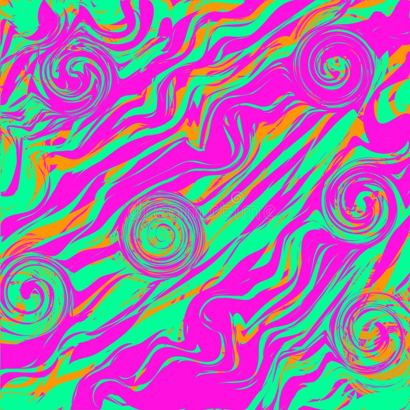 Psychedelic glitch background. Random digital error signal. Wave