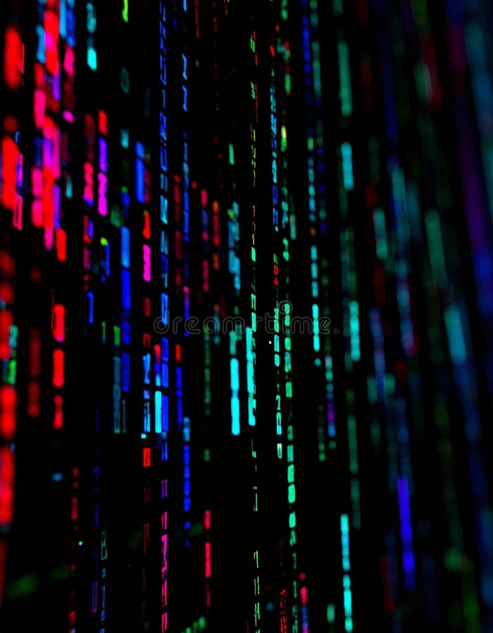 Glitch digital abstract cu distorsiune de pixeli, deplasare RGB vector illustration