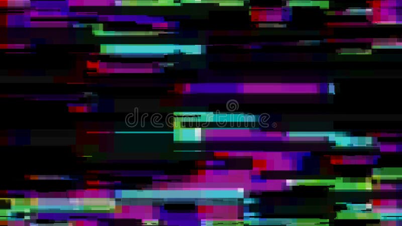 Glitch effect. Computer screen error. Error Video. Abstract