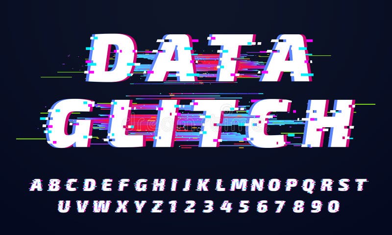broken letter font broken letter font