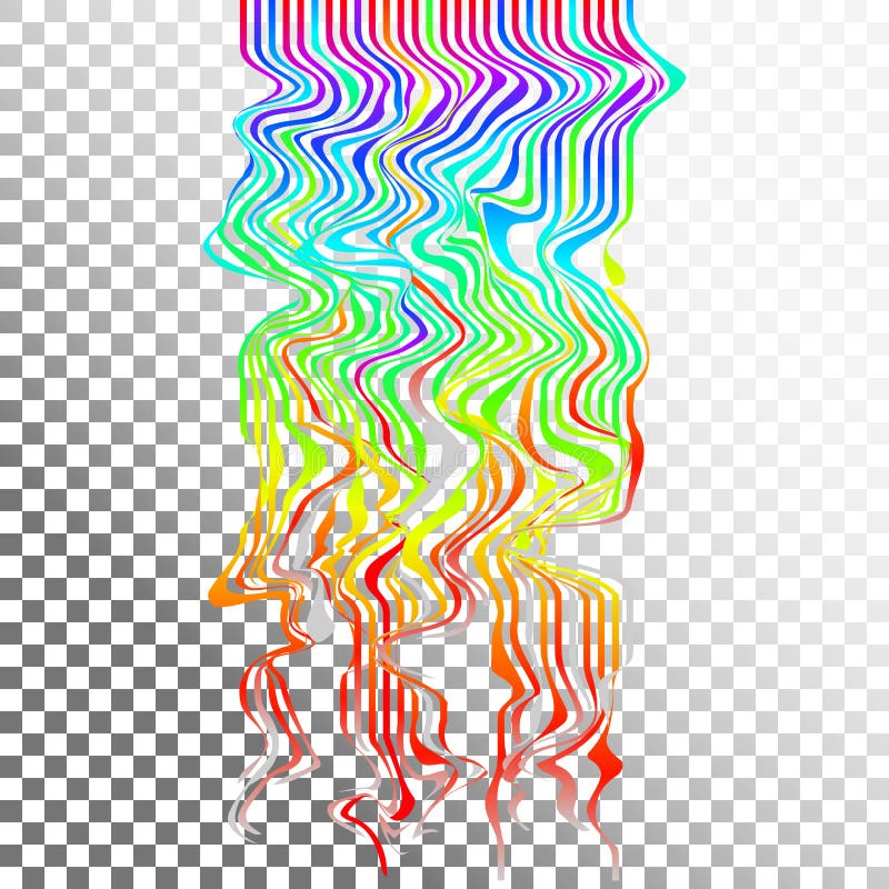 Glitch golven achtergrondart. Digitaal abstract het lawaaieffect van pixel curvy lijnen stock illustratie Glitch golven achtergrondart. Digitaal abstract het lawaaieffect van pixel curvy lijnen stock illustratie