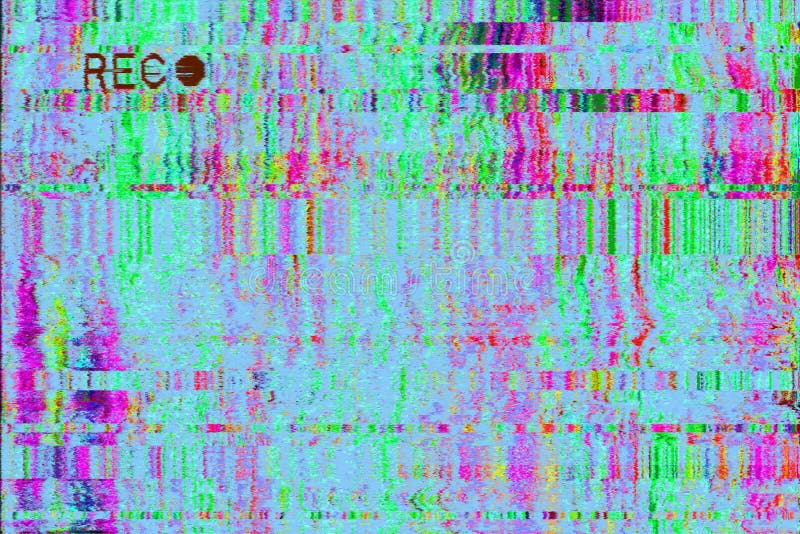 Glitch No Signal Background Pixel Noise, Computer Interference Stock ...