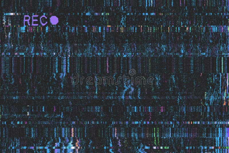 Cyberpunk glitch background. Digital signal distortion texture. Blue with  pink glowing center. Futuristic wallpaper. Sci-fi technology concept. Cyber  screen damage effect. Retro vector wallpaper Stock Vector | Adobe Stock