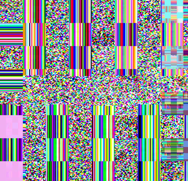 Download Glitch Effect Colorful Abstract Wallpaper