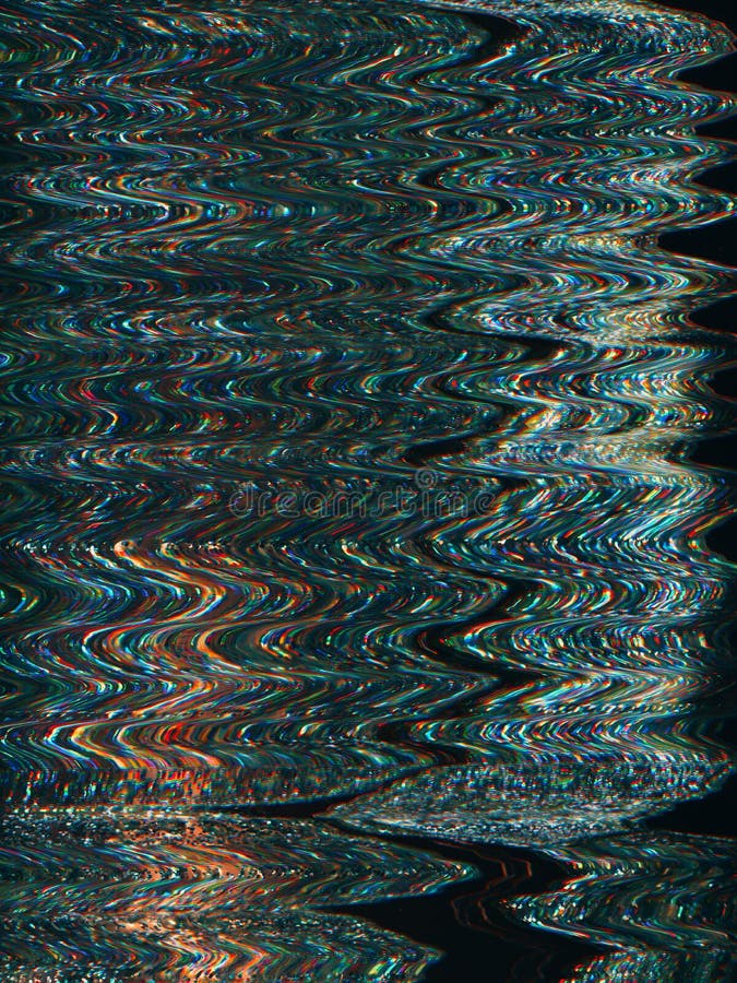 Red And Black Glitch Texture With Static Noise And Artifacts