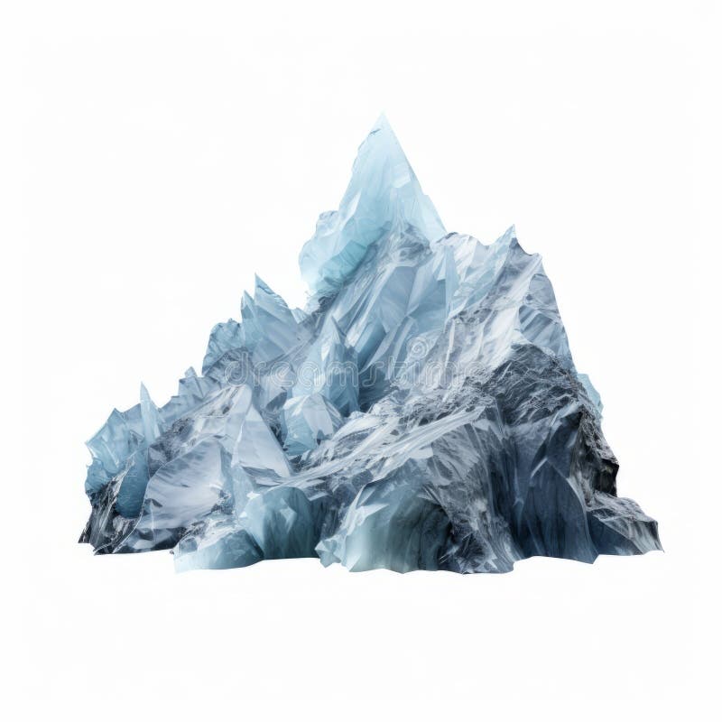 Glitch Textures A Stunning Sculpture Installation Of A Blue Mountain Iceberg