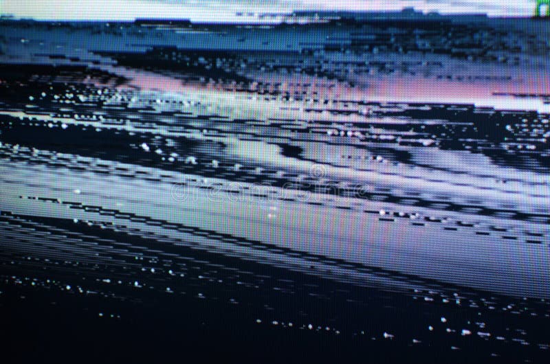 Glitch TV Screen stock image. Image of glitch, distortion 81439477