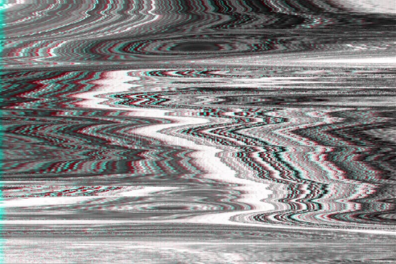 Glitch vhs monochtome noise abstract,  distortion interference.glitch vhs monochtome background noise,  grunge artifact