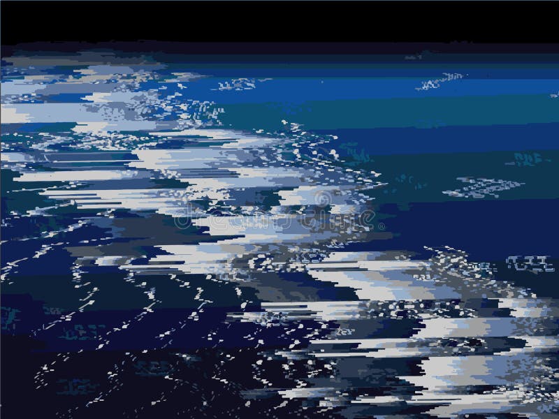 Glitched background. Random signal error. Abstract background of colorful pixel mosaic. Element for design stock photos