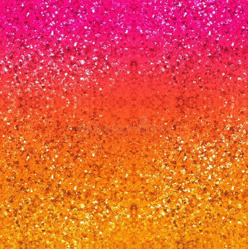 Glitter Background in Gold, Red, Pink and Yellow. Abstract Digital ...