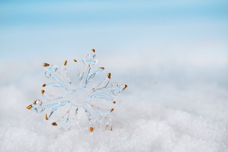 Glitter christmas glass snowflake bauble