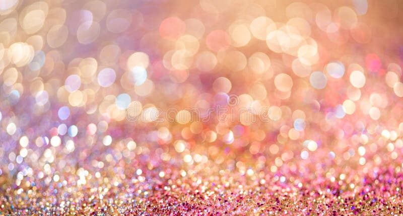 Glitter Gold Bokeh Colorfull Blurred Abstract Background for Birthday,  Anniversary, Wedding, New Year Eve or Christmas Stock Image - Image of  merry, glittering: 132815407