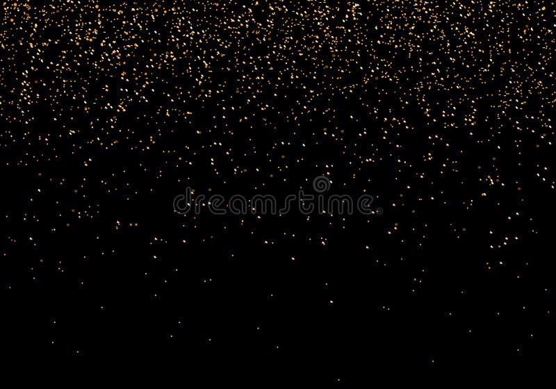 Glitter gold dust stock vector. Illustration of glow - 190361786