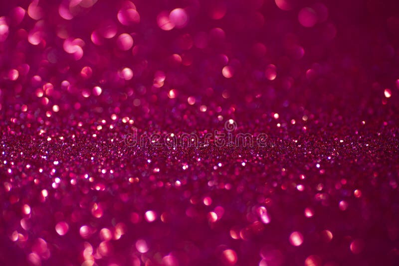 Glitter Pink Background. Red and Pink Background with Sparkling Festive