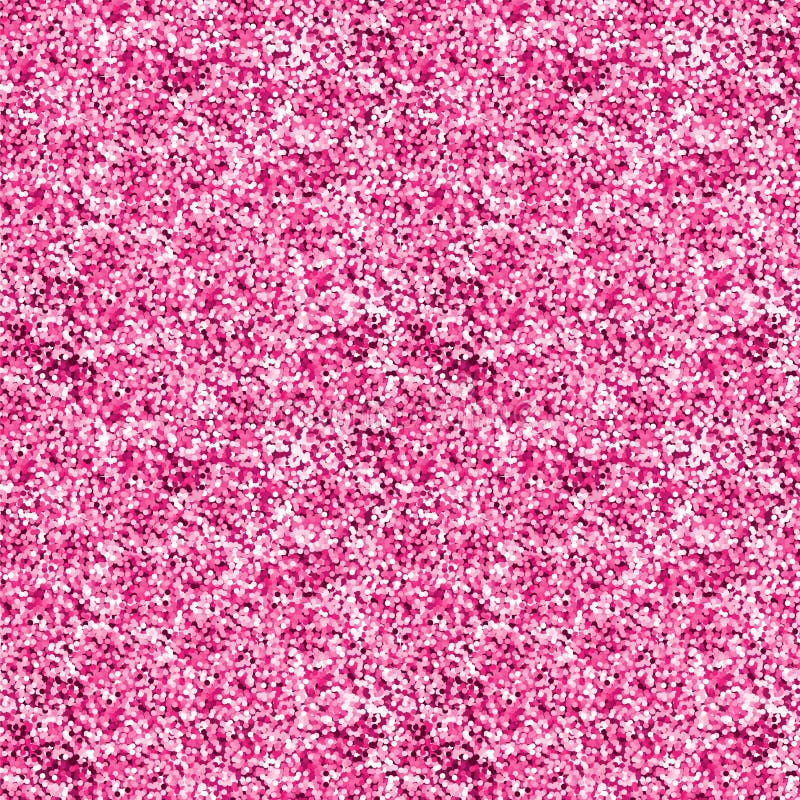 Glitter Pink Sparkling Confetti Seamless Pattern Background. Shiny ...