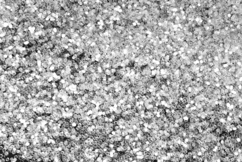 White Silver Glitter Sparkle Texture Stock Photo, Picture and