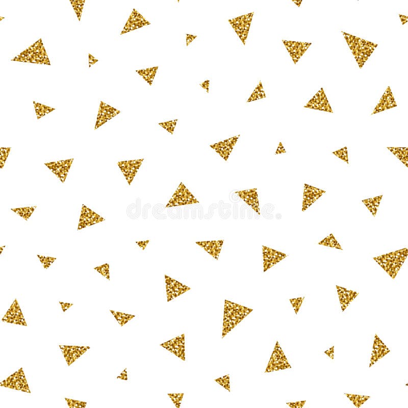 Glitter Triangle Seamless Pattern Stock Vector Illustration of card, decorative 163688041
