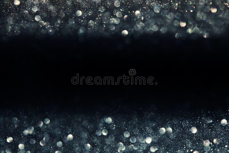 glitter vintage lights background. light silver and black. defocused royalty free stock photography glitter vintage lights background. light silver and black. defocused royalty free stock photography