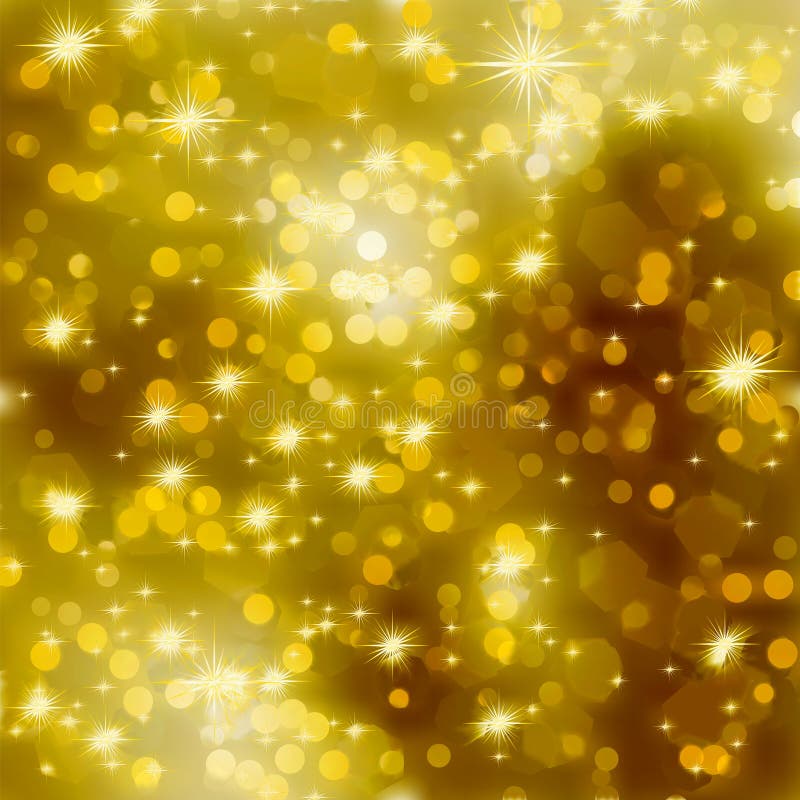 Glittery gold Christmas background. EPS 8