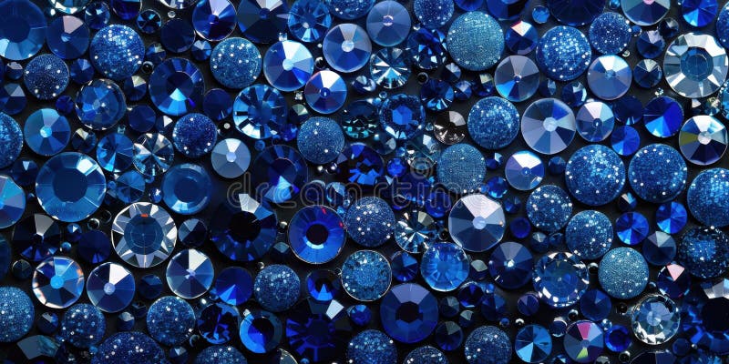 Glitzernde blaue Edelsteine-Hintergrundtextur vektor abbildung