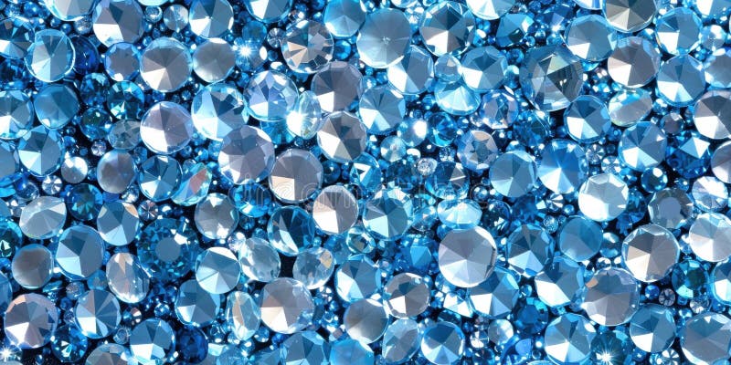 Glitzernde blaue Edelsteine-Hintergrundtextur vektor abbildung