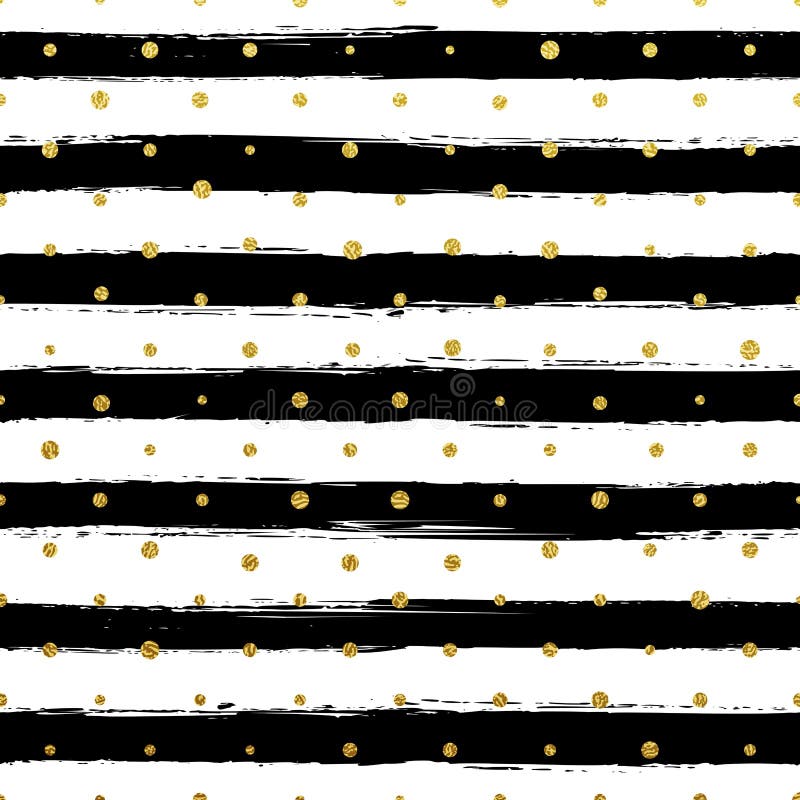 Gllitter gouden gestreept behang De slagenachtergrond van de verfborstel stock illustratie Gllitter gouden gestreept behang De slagenachtergrond van de verfborstel stock illustratie