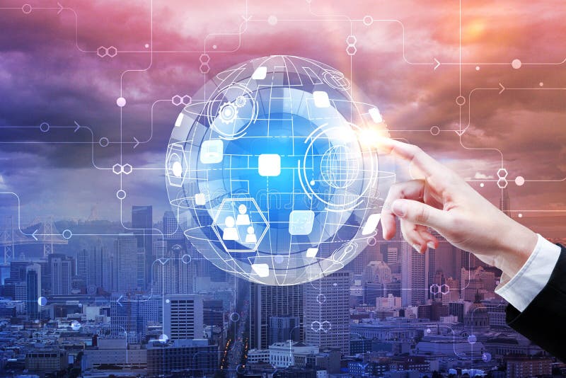 Global business concept royalty free stock photo