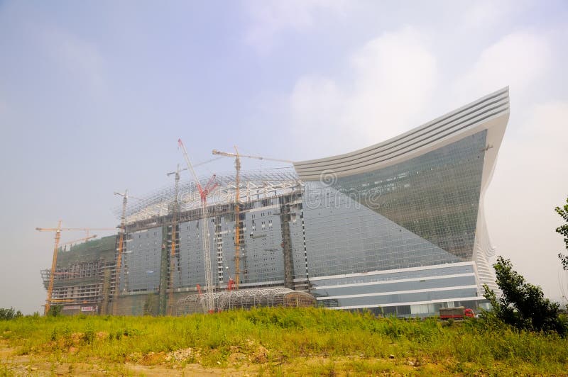 Global Center Under Construction Editorial Stock Image Image of china