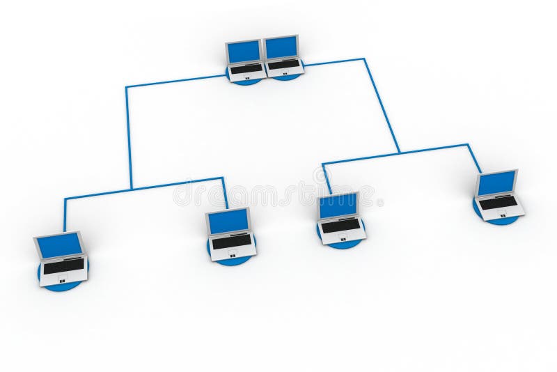 Global Computer Network royalty free illustration