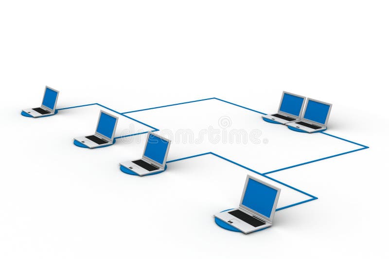 Global Computer Network royalty free illustration