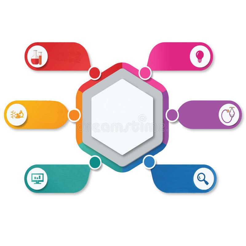 Infographics – Open Innovation or global dynamic market research report stock illustration Infographics – Open Innovation or global dynamic market research report stock illustration