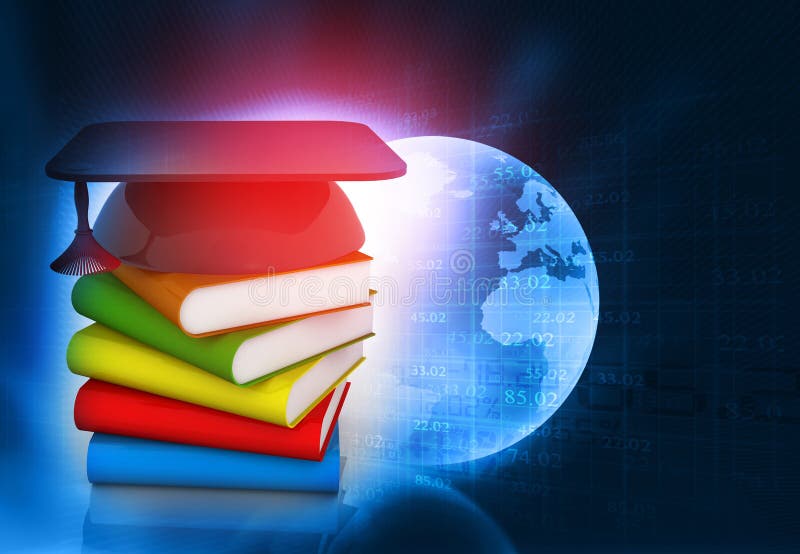 Global Education concept stock illustration