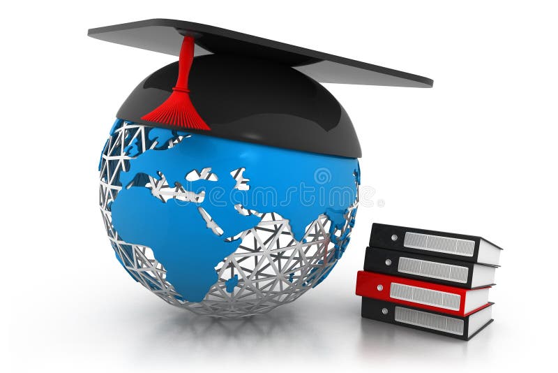 Global Education concept vector illustration