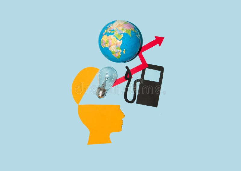 Global Fuel and Electricity Crisis, Energy Crisis Stock Photo Image