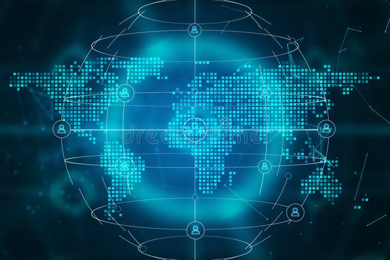 Global Resource Depletion with Earth Globe Having Pipe with Drop and