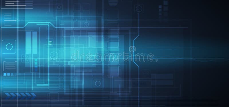 Global infinity computer technology concept busin stock illustration